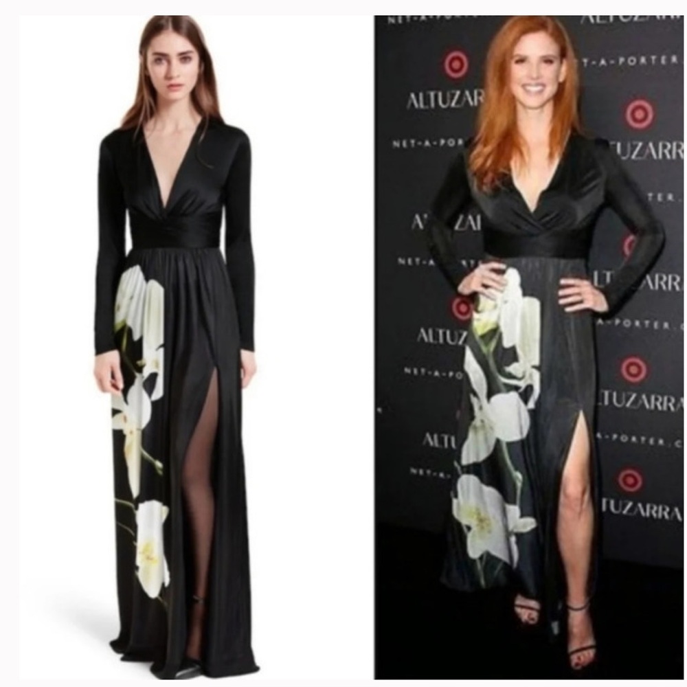 Altuzarra for Target Maxi Dress Sexy Knit Orchids Size 4 - Picture 5 of 11